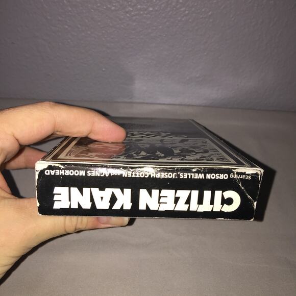 Vhs Used Citizen Kane Tape Orson Wells Cotten Moorhead Damage Please View Pics - Picture 2 of 12